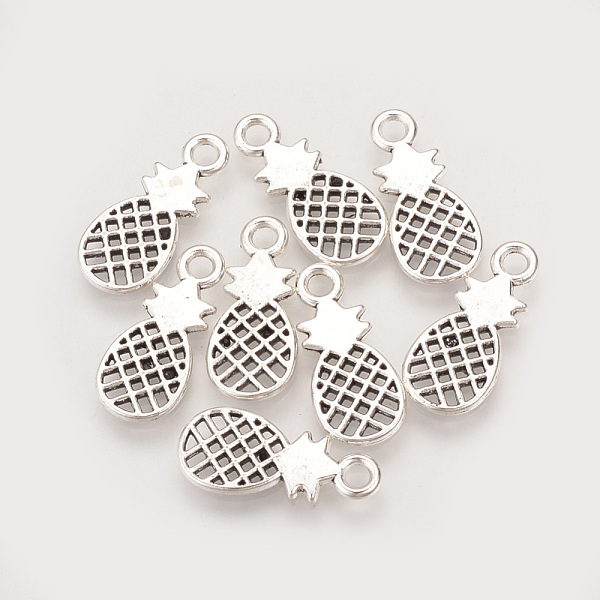 PandaHall Tibetan Style Alloy Pendants, Hollow Pineapple, Cadmium Free & Lead Free, Antique Silver, 21x9.5x2mm, Hole: 2mm, about 999pcs/900g...
PandaHall Tibetan Style Alloy Pendants, Hollow Pineapple, Cadmium Free & Lead Free, Antique Silver, 21x9.5x2mm, Hole: 2mm, about 999pcs/900g...