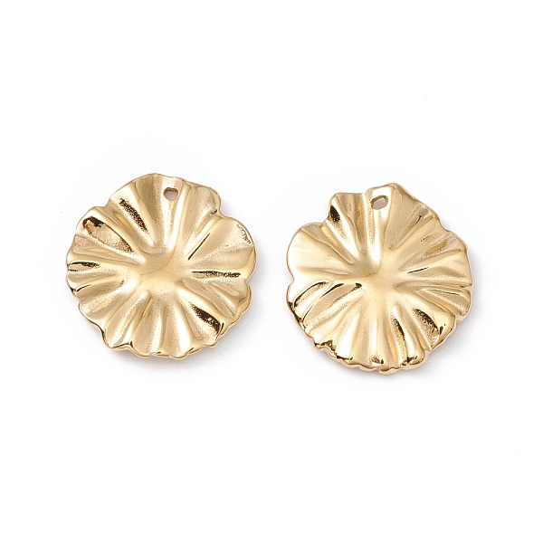 PandaHall Ion Plating(IP) 304 Stainless Steel Pendants, Lotus Leaf, Real 24K Gold Plated, 13x12.5x1.5mm, Hole: 0.7mm 304 Stainless Steel...
PandaHall Ion Plating(IP) 304 Stainless Steel Pendants, Lotus Leaf, Real 24K Gold Plated, 13x12.5x1.5mm, Hole: 0.7mm 304 Stainless Steel...