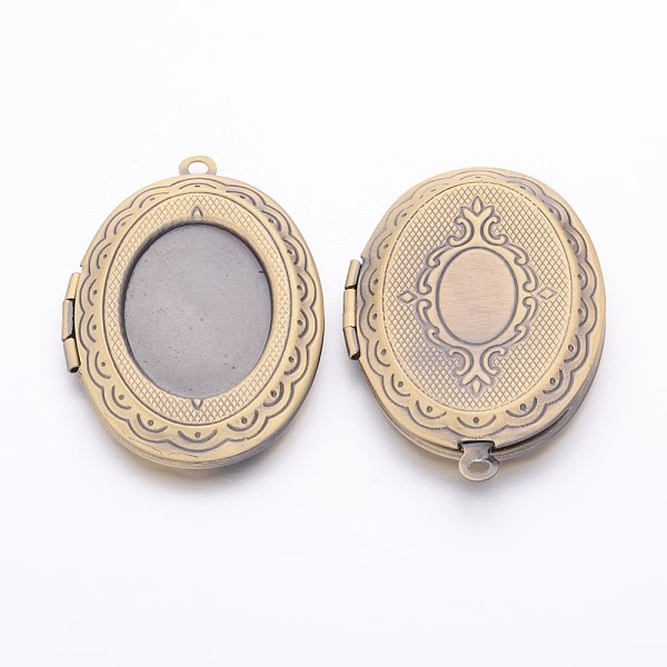 PandaHall Romantic Valentines Day Ideas for Him with Your Photo Brass Locket Pendants, Picture Frame Charms for Necklace, Antique Bronze...
PandaHall Romantic Valentines Day Ideas for Him with Your Photo Brass Locket Pendants, Picture Frame Charms for Necklace, Antique Bronze...