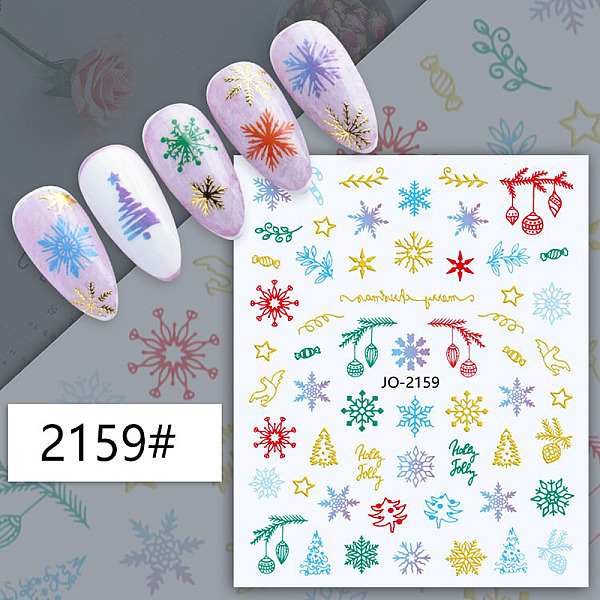 PandaHall Christmas Theme Nail Art Stickers, Nail Decals, for Nail Tips Decorations, Mixed Pattern, Colorful, 10.1x7.85cm Paper
PandaHall Christmas Theme Nail Art Stickers, Nail Decals, for Nail Tips Decorations, Mixed Pattern, Colorful, 10.1x7.85cm Paper