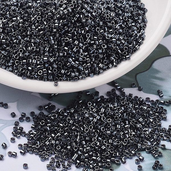 PandaHall MIYUKI Delica Beads Small, Cylinder, Japanese Seed Beads, 15/0, (DBS0001) Gunmetal, 1.1x1.3mm, Hole: 0.7mm, about 175000pcs/bag..., Black
PandaHall MIYUKI Delica Beads Small, Cylinder, Japanese Seed Beads, 15/0, (DBS0001) Gunmetal, 1.1x1.3mm, Hole: 0.7mm, about 175000pcs/bag..., Black