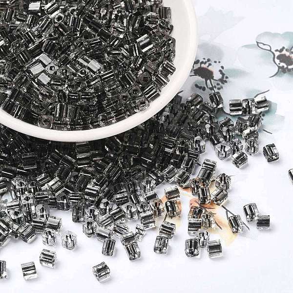 PandaHall Glass Seed Beads, Transparent Lustered Glass, Square Hole, Square, Black, 4x4x4mm, Hole: 1.2mm, 5000pcs/pound Glass Square Black
PandaHall Glass Seed Beads, Transparent Lustered Glass, Square Hole, Square, Black, 4x4x4mm, Hole: 1.2mm, 5000pcs/pound Glass Square Black