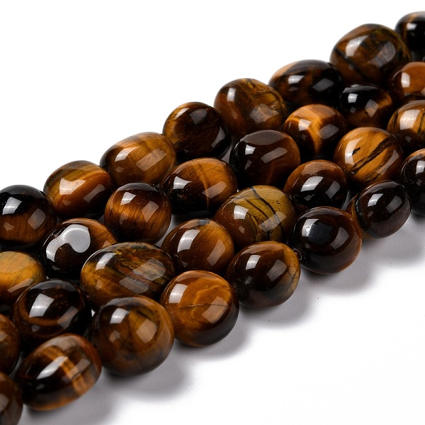 PandaHall Natural Tiger Eye Beads Strands, Tumbled Stone, Nuggets, Grade A, 8.5~12.5x7.5~9.5x5.5~7mm, Hole: 1mm, about 38~40pcs/strand...
PandaHall Natural Tiger Eye Beads Strands, Tumbled Stone, Nuggets, Grade A, 8.5~12.5x7.5~9.5x5.5~7mm, Hole: 1mm, about 38~40pcs/strand...