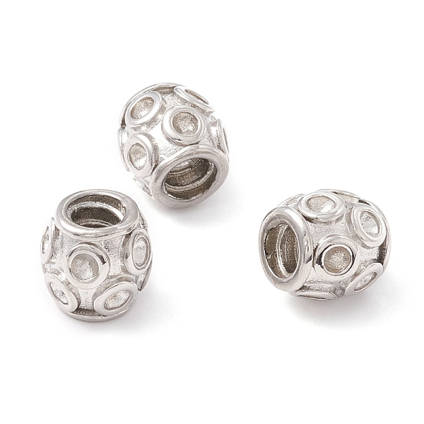 PandaHall 304 Stainless Steel European Beads, Large Hole Beads, Manual Polishing, Column, Stainless Steel Color, 10x10mm, Hole: 4.5mm 304...
PandaHall 304 Stainless Steel European Beads, Large Hole Beads, Manual Polishing, Column, Stainless Steel Color, 10x10mm, Hole: 4.5mm 304...