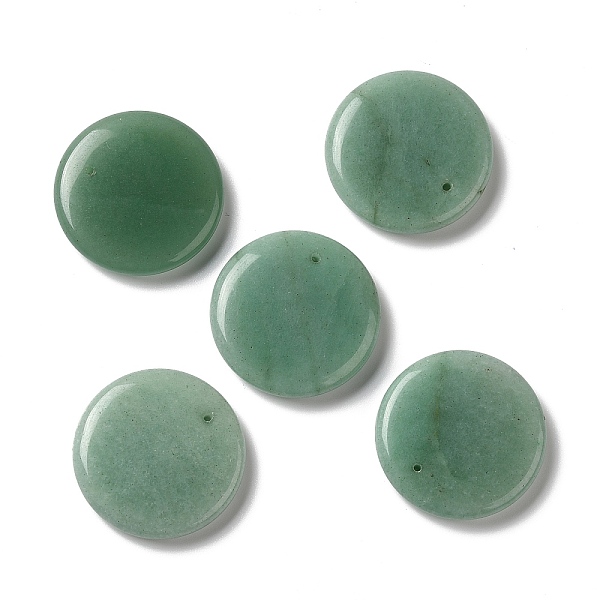 PandaHall Natural Green Aventurine Pendants, Flat Round Charms, 30x6~7.5mm, Hole: 1.2mm Green Aventurine Flat Round
PandaHall Natural Green Aventurine Pendants, Flat Round Charms, 30x6~7.5mm, Hole: 1.2mm Green Aventurine Flat Round
