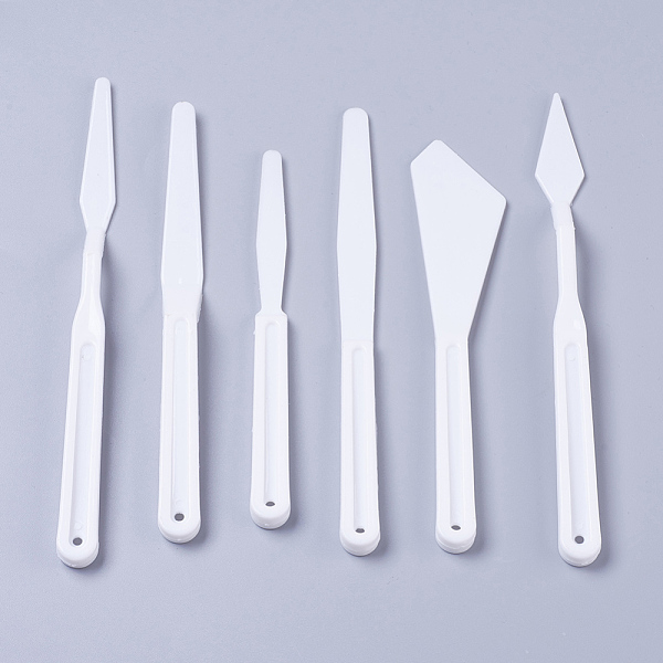 PandaHall 6Pcs Plastic Carving Knifes, White, 16.2x3.2x0.95cm, 17.1x1.4x0.85cm, 19x1.3x0.85cm, 17.6x1.35x0.95cm, 14.8x1.3x0.9cm...
PandaHall 6Pcs Plastic Carving Knifes, White, 16.2x3.2x0.95cm, 17.1x1.4x0.85cm, 19x1.3x0.85cm, 17.6x1.35x0.95cm, 14.8x1.3x0.9cm...