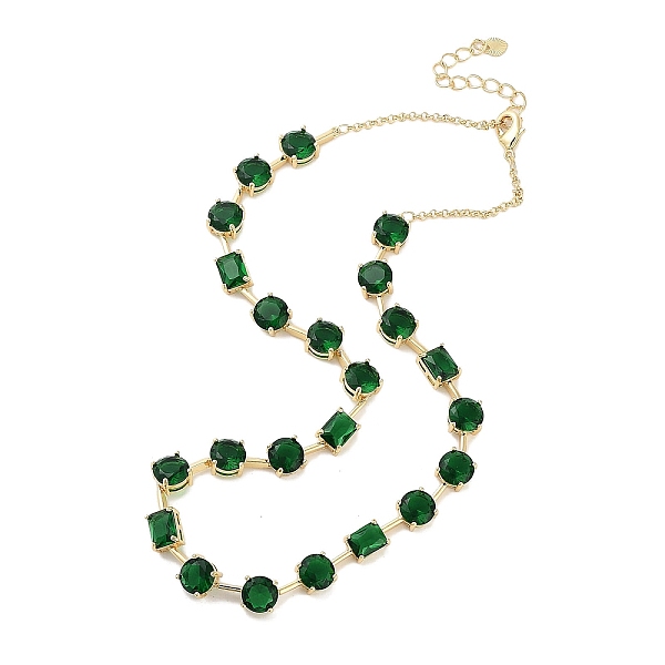 PandaHall Rack Plating Brass Necklaces, with Flat Round Glass Beads, Cadmium Free & Lead Free, Real 18K Gold Plated, 16.14x0.28 inch~0.31..., Green
PandaHall Rack Plating Brass Necklaces, with Flat Round Glass Beads, Cadmium Free & Lead Free, Real 18K Gold Plated, 16.14x0.28 inch~0.31..., Green