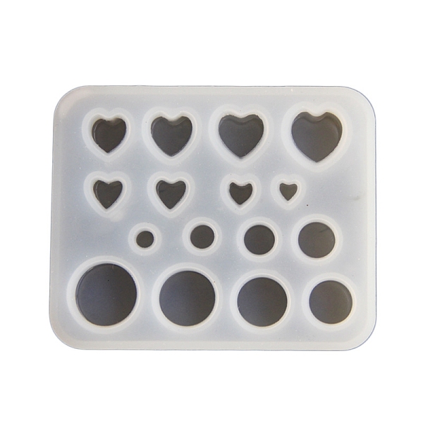 PandaHall Heart & Round Shape DIY Ear Gauges Flesh Tunnels Plugs Silicone Mold, Resin Casting Molds, for UV Resin, Epoxy Resin Craft Making...
PandaHall Heart & Round Shape DIY Ear Gauges Flesh Tunnels Plugs Silicone Mold, Resin Casting Molds, for UV Resin, Epoxy Resin Craft Making...