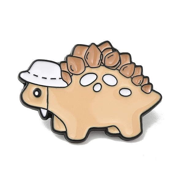 PandaHall Dinosaur Enamel Pins, Black Alloy Brooch for Backpack Clothes, Navajo White, 21.5x30x1.2mm Alloy+Enamel Dinosaur
PandaHall Dinosaur Enamel Pins, Black Alloy Brooch for Backpack Clothes, Navajo White, 21.5x30x1.2mm Alloy+Enamel Dinosaur