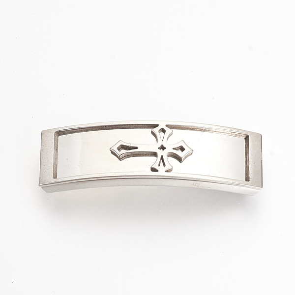 PandaHall 201 Stainless Steel Slide Charms, Polished, Rectangle, Stainless Steel Color, 42x12x5.5~6mm, Hole: 10x3mm 201 Stainless Steel...
PandaHall 201 Stainless Steel Slide Charms, Polished, Rectangle, Stainless Steel Color, 42x12x5.5~6mm, Hole: 10x3mm 201 Stainless Steel...