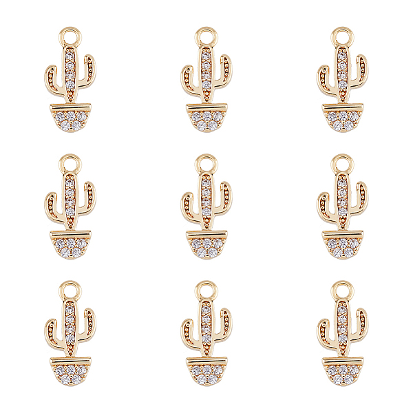 PandaHall DICOSMETIC 10Pcs Crystal Cactus Charms Micro Pave Clear Cubic Zirconia Charms Rhinestone Plant Charms Gold Plated Tropical Summer...
PandaHall DICOSMETIC 10Pcs Crystal Cactus Charms Micro Pave Clear Cubic Zirconia Charms Rhinestone Plant Charms Gold Plated Tropical Summer...