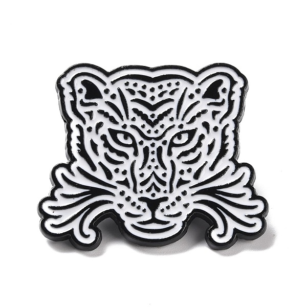 PandaHall Tiger Enamel Pin, Animal Alloy Badge for Backpack Clothing, Electrophoresis Black, White, 29x35x2mm, Pin: 1mm Alloy+Enamel White
PandaHall Tiger Enamel Pin, Animal Alloy Badge for Backpack Clothing, Electrophoresis Black, White, 29x35x2mm, Pin: 1mm Alloy+Enamel White
