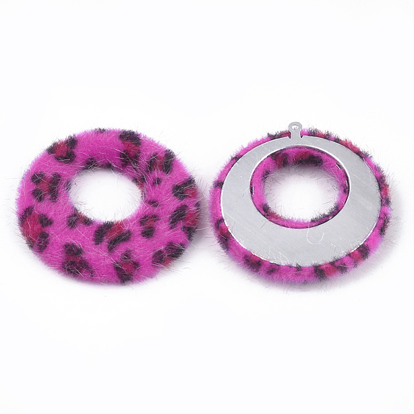 PandaHall Faux Mohair Pendants, with Aluminum Bottom, Flat Round, Platinum, Medium Violet Red, 43~44x40.5~41.5x4.5~5mm, Hole: 1mm Velvet...
PandaHall Faux Mohair Pendants, with Aluminum Bottom, Flat Round, Platinum, Medium Violet Red, 43~44x40.5~41.5x4.5~5mm, Hole: 1mm Velvet...
