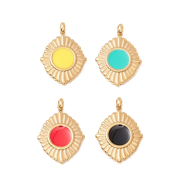 PandaHall Vacuum Plating 304 Stainless Steel Enamel Pendants, Light Gold, Oval, Mixed Color, 20.5x14x4mm, Hole: 2.4mm Stainless Steel+Enamel..., Multicolor
PandaHall Vacuum Plating 304 Stainless Steel Enamel Pendants, Light Gold, Oval, Mixed Color, 20.5x14x4mm, Hole: 2.4mm Stainless Steel+Enamel..., Multicolor