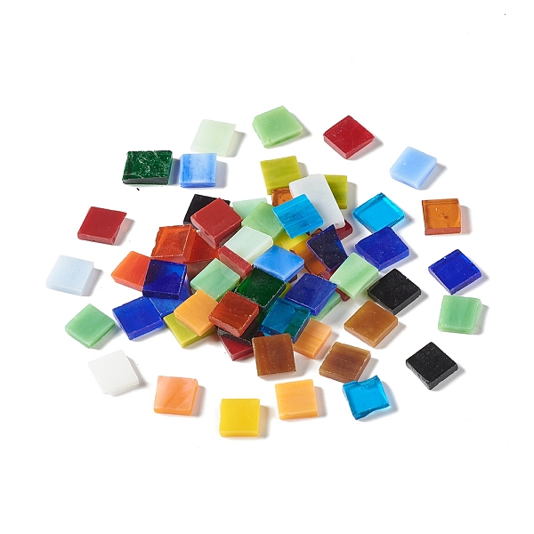 PandaHall Mosaic Tiles Glass Cabochons, Flat Back Glass Square Cabochon Tiles, for DIY Crafts, Plates, Picture Frames, Flowerpots Supplies..., Multicolor
PandaHall Mosaic Tiles Glass Cabochons, Flat Back Glass Square Cabochon Tiles, for DIY Crafts, Plates, Picture Frames, Flowerpots Supplies..., Multicolor