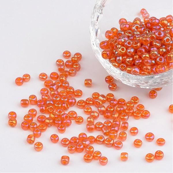 PandaHall 6/0 Transparent Rainbow Colours Round Glass Seed Beads, Gold, Size: about 4mm in diameter, hole:1.5mm, about 495pcs/50g Glass Gold
PandaHall 6/0 Transparent Rainbow Colours Round Glass Seed Beads, Gold, Size: about 4mm in diameter, hole:1.5mm, about 495pcs/50g Glass Gold