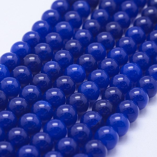 PandaHall Natural Jade Beads Strands, Dyed, Round, Royal Blue, 8mm, Hole: 1mm, about 47~50pcs/strand, 14.57 inch~14.96 inch(37~38cm) Other...
PandaHall Natural Jade Beads Strands, Dyed, Round, Royal Blue, 8mm, Hole: 1mm, about 47~50pcs/strand, 14.57 inch~14.96 inch(37~38cm) Other...