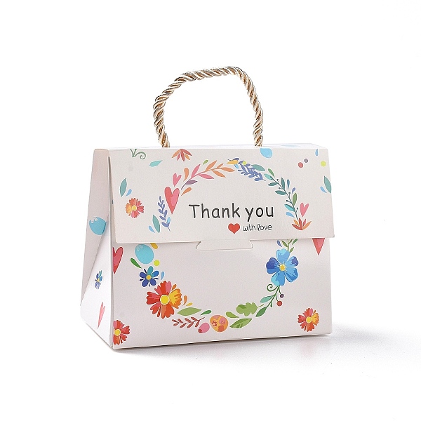 PandaHall Rectangle Paper Gift Boxes with Handle Rope, for Gift Wrapping, Floral Pattern, 14x7x10.5cm Paper Flower
PandaHall Rectangle Paper Gift Boxes with Handle Rope, for Gift Wrapping, Floral Pattern, 14x7x10.5cm Paper Flower