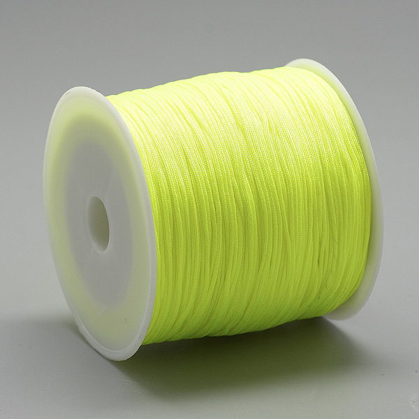 PandaHall Nylon Thread, Chinese Knotting Cord, Green Yellow, 1mm, about 284.33 yards(260m)/roll Nylon Green
PandaHall Nylon Thread, Chinese Knotting Cord, Green Yellow, 1mm, about 284.33 yards(260m)/roll Nylon Green