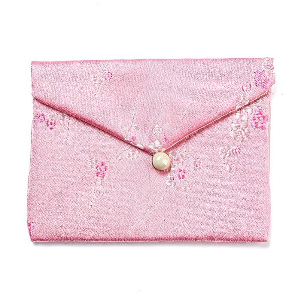 PandaHall Chinese Style Floral Cloth Jewelry Storage Pouches, with Plastic Button, Rectangle Jewelry Gift Case for Bracelets, Earrings..., Pink
PandaHall Chinese Style Floral Cloth Jewelry Storage Pouches, with Plastic Button, Rectangle Jewelry Gift Case for Bracelets, Earrings..., Pink