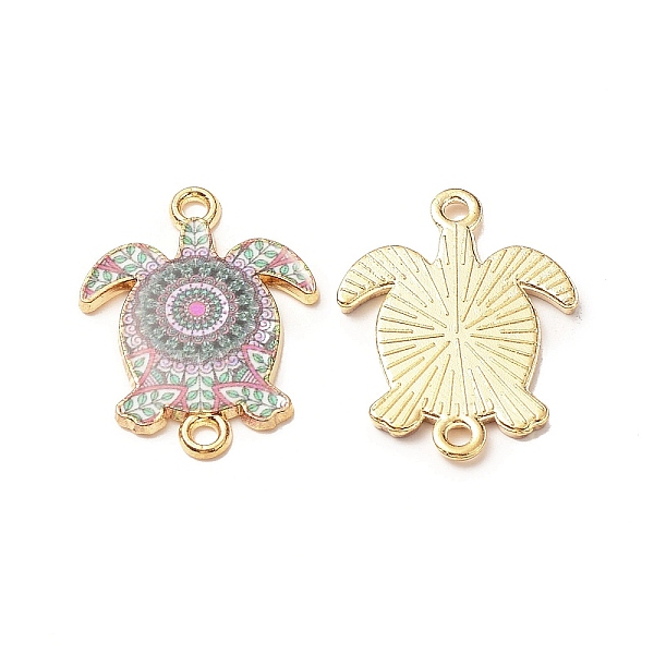 PandaHall Printed Alloy Connector Charms, Sea Turtle Links, Cadmium Free & Nickel Free & Lead Free, Golden, Rosy Brown...
PandaHall Printed Alloy Connector Charms, Sea Turtle Links, Cadmium Free & Nickel Free & Lead Free, Golden, Rosy Brown...