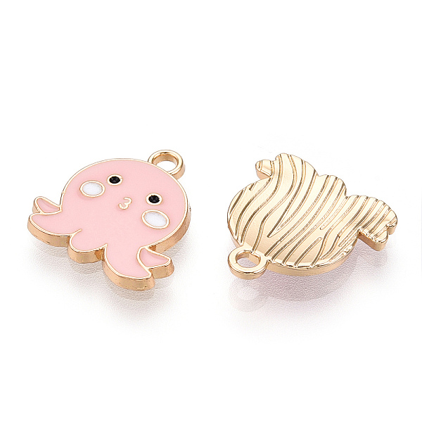 PandaHall Eco-Friendly Zinc Alloy Pendants, with Enamel, Cadmium Free & Nickel Free & Lead Free, Octopus Shape, Light Gold, Pink...
PandaHall Eco-Friendly Zinc Alloy Pendants, with Enamel, Cadmium Free & Nickel Free & Lead Free, Octopus Shape, Light Gold, Pink...