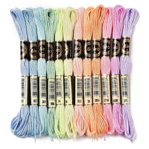 PandaHall 12 Skeins 12 Colors 6-Ply Polyester Embroidery Floss, Cross Stitch Threads, Spring Color Series, Mixed Color, 0.5mm, about 8.75..., Multicolor
PandaHall 12 Skeins 12 Colors 6-Ply Polyester Embroidery Floss, Cross Stitch Threads, Spring Color Series, Mixed Color, 0.5mm, about 8.75..., Multicolor