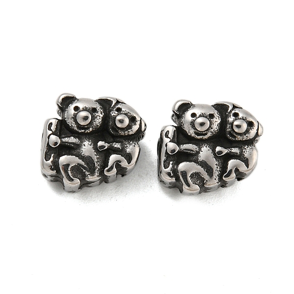 PandaHall Animal 304 Stainless Steel Beads, Antique Silver, Koala, 10.5x11.5x7mm, Hole: 1.8mm 304 Stainless Steel Koala
PandaHall Animal 304 Stainless Steel Beads, Antique Silver, Koala, 10.5x11.5x7mm, Hole: 1.8mm 304 Stainless Steel Koala