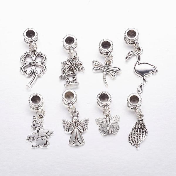 PandaHall Tibetan Style Alloy European Dangle Charms, Large Hole Pendants, Mixed Shape, Antique Silver, 24~40mm, Hole: 4.5mm, Pendant..., Multicolor
PandaHall Tibetan Style Alloy European Dangle Charms, Large Hole Pendants, Mixed Shape, Antique Silver, 24~40mm, Hole: 4.5mm, Pendant..., Multicolor
