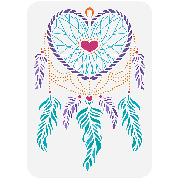 PandaHall Plastic Hollow Out Drawing Painting Stencils Templates, for Painting on Scrapbook Fabric Tiles Floor Furniture Wood, Heart...
PandaHall Plastic Hollow Out Drawing Painting Stencils Templates, for Painting on Scrapbook Fabric Tiles Floor Furniture Wood, Heart...
