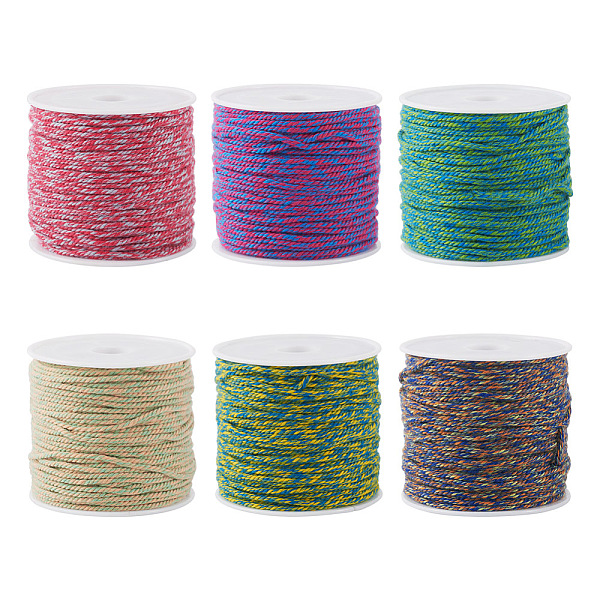 PandaHall 6 Rolls 6 Colors Cotton Braid Thread, with Spool, Round, Mixed Color, 1.2mm, about 21.87 Yards(20m)/Roll, 1 roll/color Cotton..., Multicolor
PandaHall 6 Rolls 6 Colors Cotton Braid Thread, with Spool, Round, Mixed Color, 1.2mm, about 21.87 Yards(20m)/Roll, 1 roll/color Cotton..., Multicolor