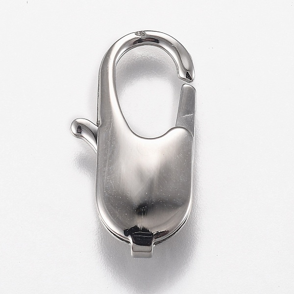 PandaHall 316 Surgical Stainless Steel Lobster Claw Clasps, Manual Polishing, Stainless Steel Color, 23x12x4mm, Hole: 2mm 316 Surgical...
PandaHall 316 Surgical Stainless Steel Lobster Claw Clasps, Manual Polishing, Stainless Steel Color, 23x12x4mm, Hole: 2mm 316 Surgical...