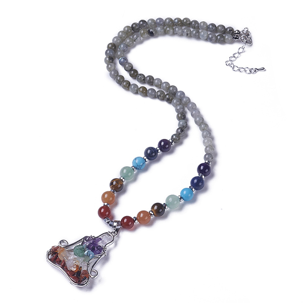 PandaHall Natural & Synthetic Gemstone and Labradorite Pendant Necklaces, 22.2 inch(56.5cm) Labradorite
PandaHall Natural & Synthetic Gemstone and Labradorite Pendant Necklaces, 22.2 inch(56.5cm) Labradorite