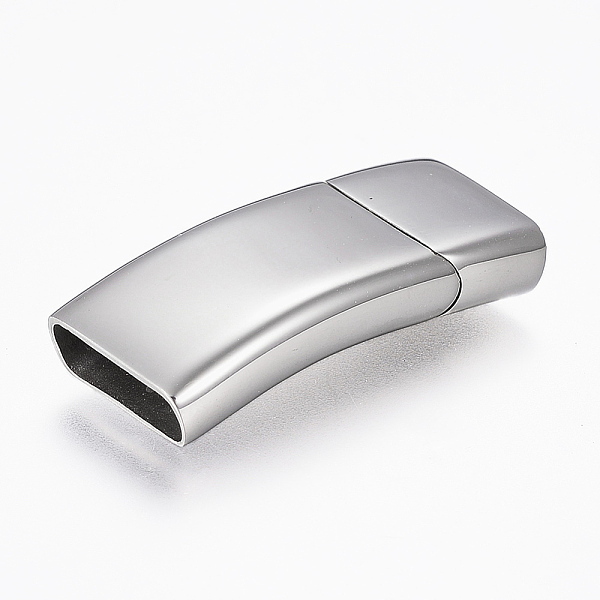 PandaHall 304 Stainless Steel Magnetic Clasps with Glue-in Ends, Rectangle, Stainless Steel Color, 32x14x6mm, Hole: 4x13mm 304 Stainless...
PandaHall 304 Stainless Steel Magnetic Clasps with Glue-in Ends, Rectangle, Stainless Steel Color, 32x14x6mm, Hole: 4x13mm 304 Stainless...