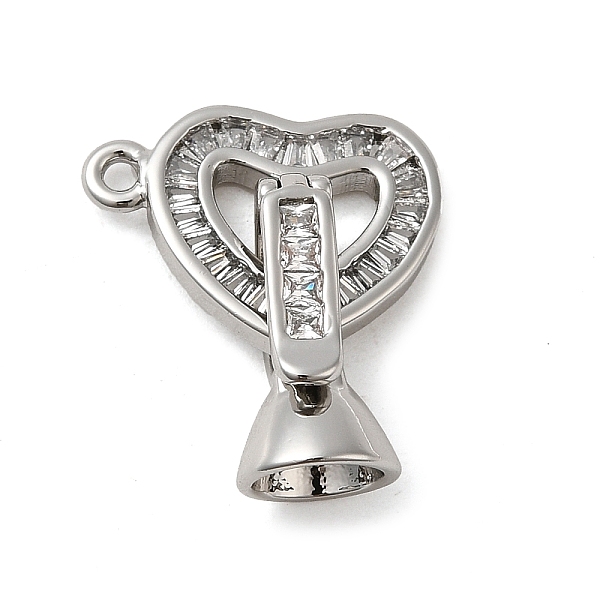 PandaHall Brass Pave Clear Cubic Zirconia Fold Over Clasps, Heart, Real Platinum Plated, Heart: 12.5x17x2mm, Hole: 1.5mm; Clasps: 17.5x7.5mm...
PandaHall Brass Pave Clear Cubic Zirconia Fold Over Clasps, Heart, Real Platinum Plated, Heart: 12.5x17x2mm, Hole: 1.5mm; Clasps: 17.5x7.5mm...