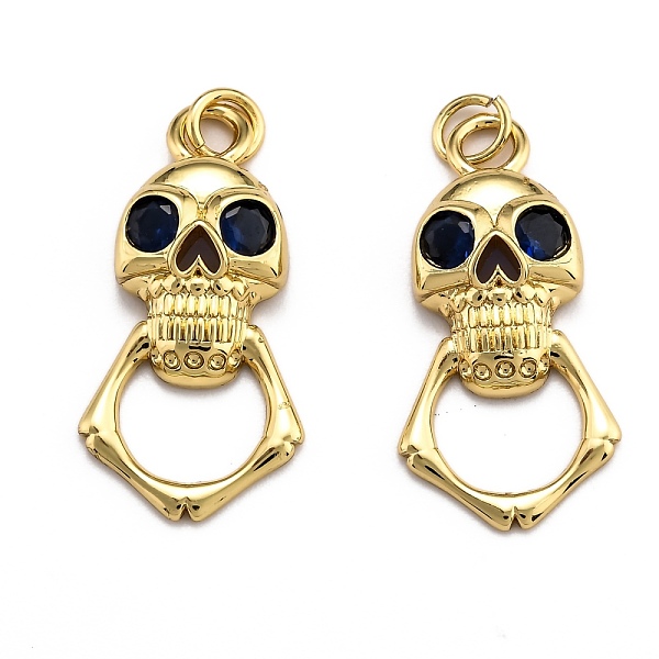 PandaHall Brass Micro Pave Clear Cubic Zirconia Pendants, Long-Lasting Plated, Skull, Real 18K Gold Plated, 28.5x14.5x5mm, Hole: 3mm, jump..., Black
PandaHall Brass Micro Pave Clear Cubic Zirconia Pendants, Long-Lasting Plated, Skull, Real 18K Gold Plated, 28.5x14.5x5mm, Hole: 3mm, jump..., Black