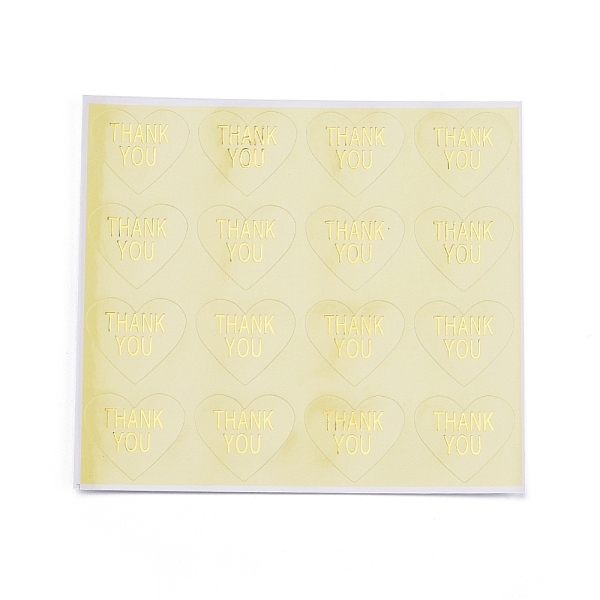PandaHall Thank You Stickers, Thanksgiving Sealing Stickers, Label Paster Picture Stickers, for Gift Packaging, Heart with Word Thank You..., Yellow
PandaHall Thank You Stickers, Thanksgiving Sealing Stickers, Label Paster Picture Stickers, for Gift Packaging, Heart with Word Thank You..., Yellow