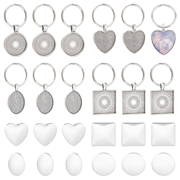 PandaHall UNICRAFTALE 12pcs Heart Flat Round Oval Square Alloy Keychains with 304 Stainless Steel Split Key Rings and Transparent Glass...
PandaHall UNICRAFTALE 12pcs Heart Flat Round Oval Square Alloy Keychains with 304 Stainless Steel Split Key Rings and Transparent Glass...