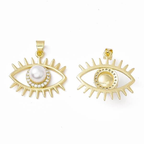 PandaHall Rack Plating Brass Micro Pave Clear Cubic Zirconia Charms, with Acrylic Bead, Long-Lasting Plated, Cadmium Free & Lead Free, Eye...
PandaHall Rack Plating Brass Micro Pave Clear Cubic Zirconia Charms, with Acrylic Bead, Long-Lasting Plated, Cadmium Free & Lead Free, Eye...