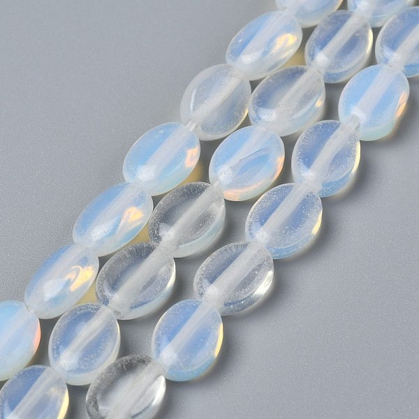 PandaHall Opalite Beads Strands, Oval, 8x6x3.5~4mm, Hole: 1mm, about 45~52pcs/strand, 15.16~15.74 inch(38.5~40cm) Opalite Oval
PandaHall Opalite Beads Strands, Oval, 8x6x3.5~4mm, Hole: 1mm, about 45~52pcs/strand, 15.16~15.74 inch(38.5~40cm) Opalite Oval