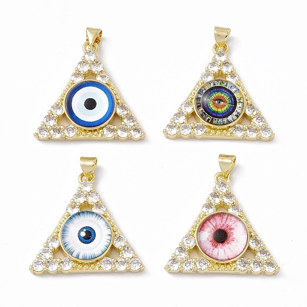 PandaHall Rack Plating Brass Micro Pave Clear Cubic Zirconia Pendants, with Resin, Real 18K Gold Plated, Long-Lasting Plated, Cadmium Free &..., Multicolor
PandaHall Rack Plating Brass Micro Pave Clear Cubic Zirconia Pendants, with Resin, Real 18K Gold Plated, Long-Lasting Plated, Cadmium Free &..., Multicolor