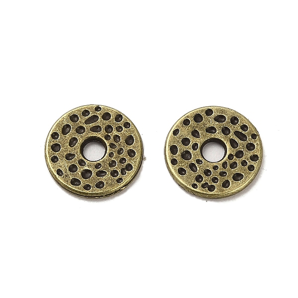 PandaHall Tibetan Style Alloy Beads, Cadmium Free & Lead Free, Flat Round, Antique Bronze, 12x1.5mm, Hole: 2.5mm, about 1149pcs/1000g Alloy...
PandaHall Tibetan Style Alloy Beads, Cadmium Free & Lead Free, Flat Round, Antique Bronze, 12x1.5mm, Hole: 2.5mm, about 1149pcs/1000g Alloy...
