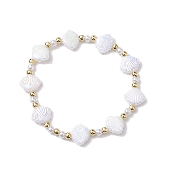 PandaHall Shell Shape Plastic Stretch Bracelets, Summer Beach Bracelets for Women, White, Inner Diameter: 2-1/8 inch(5.3cm) Plastic Shell...
PandaHall Shell Shape Plastic Stretch Bracelets, Summer Beach Bracelets for Women, White, Inner Diameter: 2-1/8 inch(5.3cm) Plastic Shell...