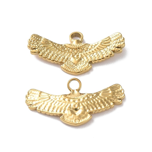 PandaHall Ion Plating(IP) 304 Stainless Steel Pendants, Eagle Charm, Golden, 13x25.5x2.5mm, Hole: 2.3mm 304 Stainless Steel Eagle
PandaHall Ion Plating(IP) 304 Stainless Steel Pendants, Eagle Charm, Golden, 13x25.5x2.5mm, Hole: 2.3mm 304 Stainless Steel Eagle