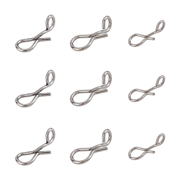 PandaHall Stainless Steel Fishing Fishhook Connector, Fishing Tackle, Gunmetal, 180pcs/box Stainless Steel
PandaHall Stainless Steel Fishing Fishhook Connector, Fishing Tackle, Gunmetal, 180pcs/box Stainless Steel
