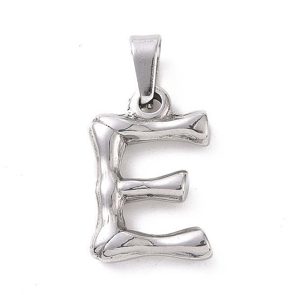 PandaHall 304 Stainless Steel Pendants, Bamboo Style, Stainless Steel Color, Letter.E, 18x12x3mm, Hole: 3x7mm 304 Stainless Steel Letter E
PandaHall 304 Stainless Steel Pendants, Bamboo Style, Stainless Steel Color, Letter.E, 18x12x3mm, Hole: 3x7mm 304 Stainless Steel Letter E