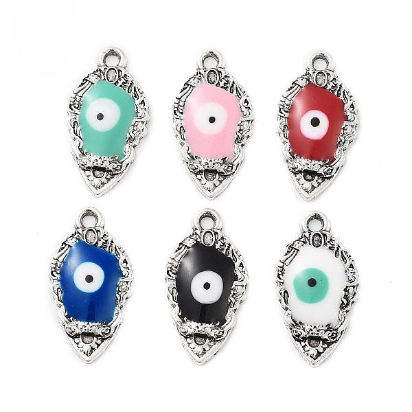 PandaHall Alloy Enamel Pendants, Teardrop with Evil Eye Charm, Cadmium Free & Nickel Free & Lead Free, Antique Silver, Mixed Color..., Multicolor
PandaHall Alloy Enamel Pendants, Teardrop with Evil Eye Charm, Cadmium Free & Nickel Free & Lead Free, Antique Silver, Mixed Color..., Multicolor