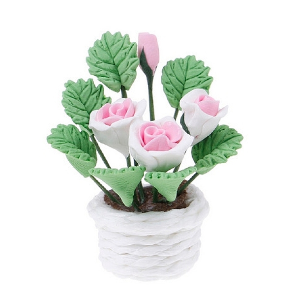 PandaHall Polymer Clay Flower Pot Ornaments, Micro Landscape Home Dollhouse Accessories, Pretending Prop Decorations, White, 32x28mm Polymer...
PandaHall Polymer Clay Flower Pot Ornaments, Micro Landscape Home Dollhouse Accessories, Pretending Prop Decorations, White, 32x28mm Polymer...
