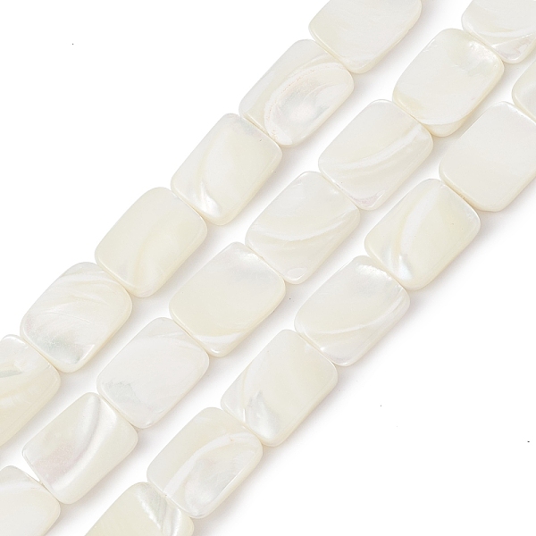 PandaHall Natural Trochid Shell/Trochus Shell Beads Strands, Rectangle, 16x12x3.5mm, Hole: 0.7mm, about 24pcs/strand, 15.43 inch(39.2cm)...
PandaHall Natural Trochid Shell/Trochus Shell Beads Strands, Rectangle, 16x12x3.5mm, Hole: 0.7mm, about 24pcs/strand, 15.43 inch(39.2cm)...