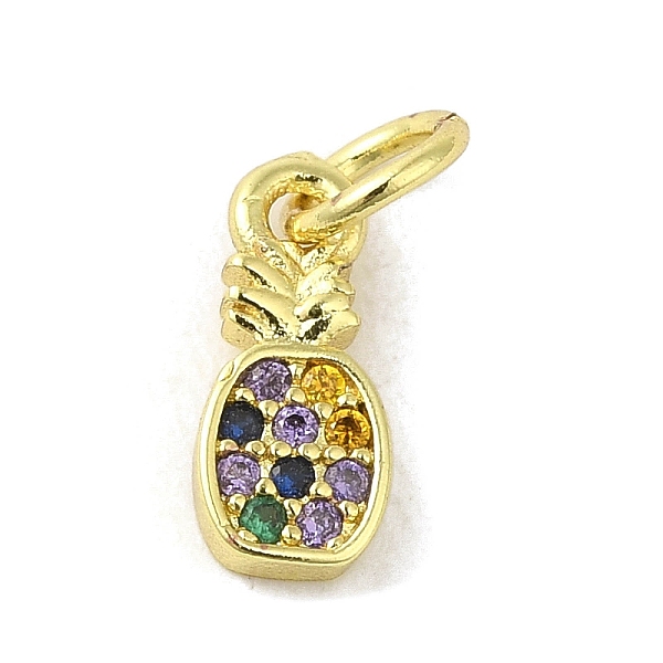 PandaHall Brass Micro Pave Colorful Cubic Zirconia Charms, Real 18K Gold Plated, Pineapple, 10.5x4.5x1.5mm, Hole: 3mm Brass+Cubic Zirconia...
PandaHall Brass Micro Pave Colorful Cubic Zirconia Charms, Real 18K Gold Plated, Pineapple, 10.5x4.5x1.5mm, Hole: 3mm Brass+Cubic Zirconia...